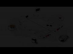 Σύνδεσμος Quick-Click-In Overmold για φώτα καθαρισμού με ένα μόνο σήμα με βελτιστοποιημένο καλώδιο