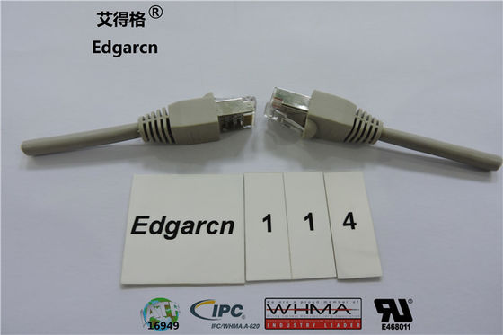 Pvc υλικό Cat5e Utp καλώδιο Rj45 βύσμα με προσαρμοσμένο μήκος / χρώμα