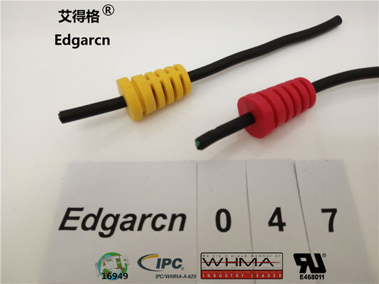 Edgarcn Overmolding καλώδιο ανακούφιση Pvc Υλικό Oem με πολλαπλών χρωμάτων
