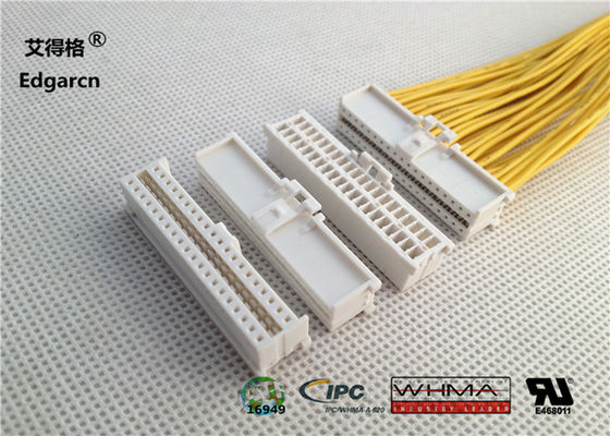 Υποδοχές καλωδίων 40 ακροδεκτών Molex 2mm νάυλον 66 Ul94v-0 με τρέχουσα ονομαστική τάση 3.0a Μετ