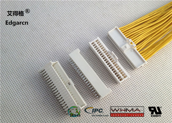 Υποδοχές καλωδίων 40 ακροδεκτών Molex 2mm νάυλον 66 Ul94v-0 με τρέχουσα ονομαστική τάση 3.0a Μετ