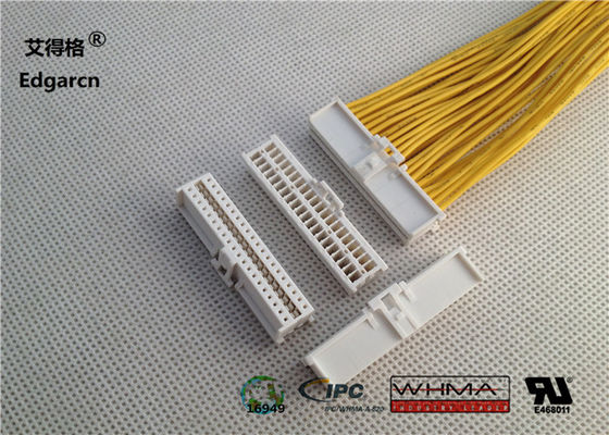Υποδοχές καλωδίων 40 ακροδεκτών Molex 2mm νάυλον 66 Ul94v-0 με τρέχουσα ονομαστική τάση 3.0a Μετ