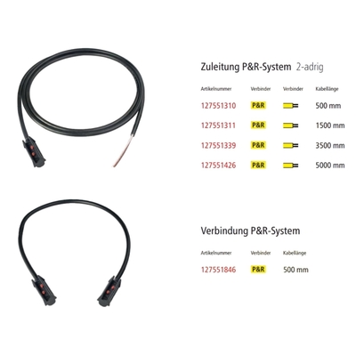 Ηλεκτρονικό καλώδιο σύνδεσης Herth + Bus Overmold Συγκρότημα καλωδίου για την αστυνομία