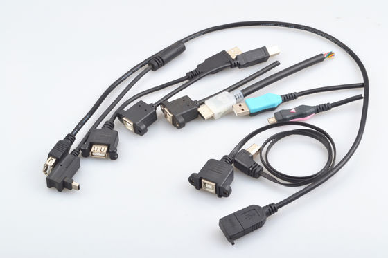 2 καλώδιο μεταφοράς δεδομένων αυτιών, Usb 2.0 A τύπου χύτευση πλαστικών με έγχυση πλαστικού