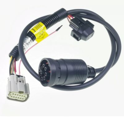 Customized PVC 105ºC 300V Wiring Harness and Cable Assembly with Proposition 65 Compliance and 200000 Sets/Month Capacity