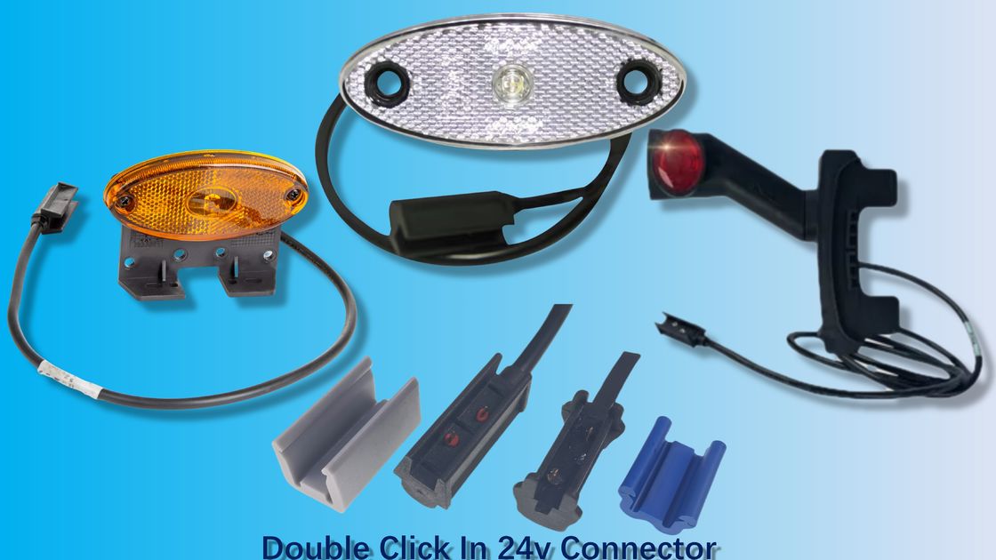 5Α-20Α Κλικ-Εντός Overmold Connector Αυτοκινητοβιομηχανική καλωδίωση με βελτιστοποιημένη υποστήριξη καλωδίων και φώτα καθαρισμού με ένα μόνο σημάδι